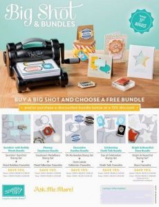 Big Shot bundles aanbieding